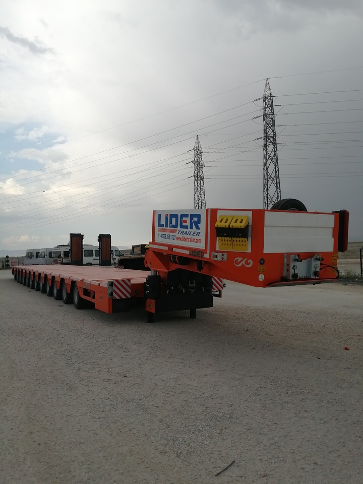 جديدة عربة منخفضة مسطحة نصف مقطورة LIDER 2025 Model 200 TONS CAPACITY New Productions Directly From Manufacture: صورة 13
