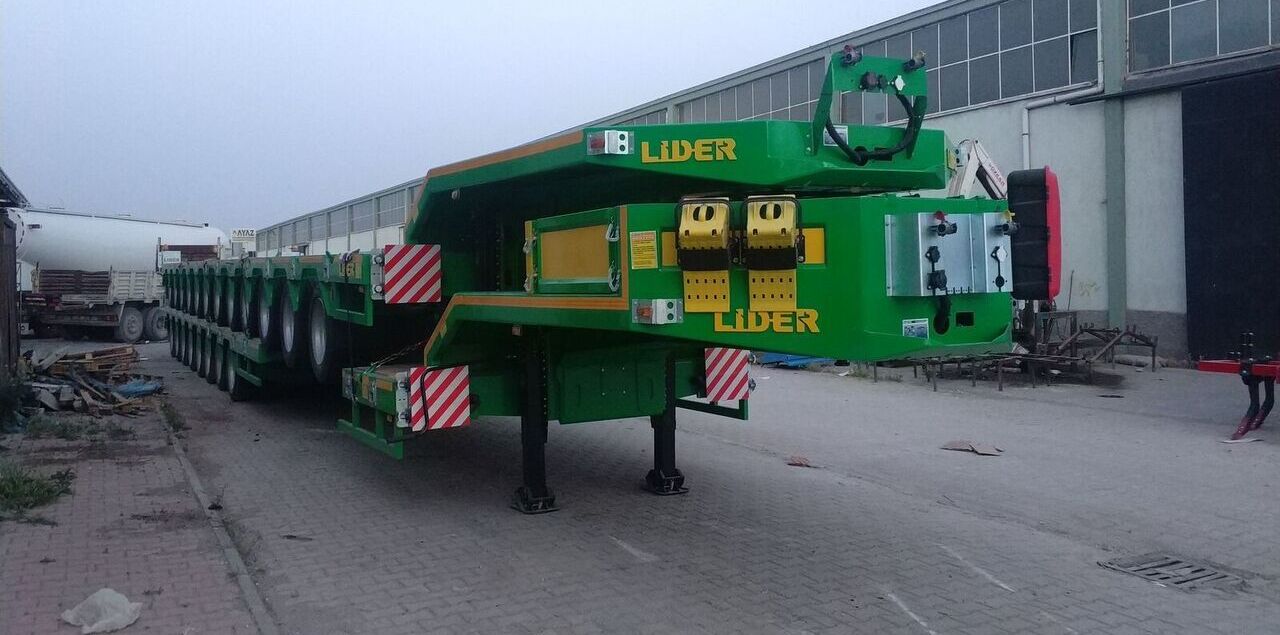 جديدة عربة منخفضة مسطحة نصف مقطورة LIDER 2025 Model 200 TONS CAPACITY New Productions Directly From Manufacture: صورة 10