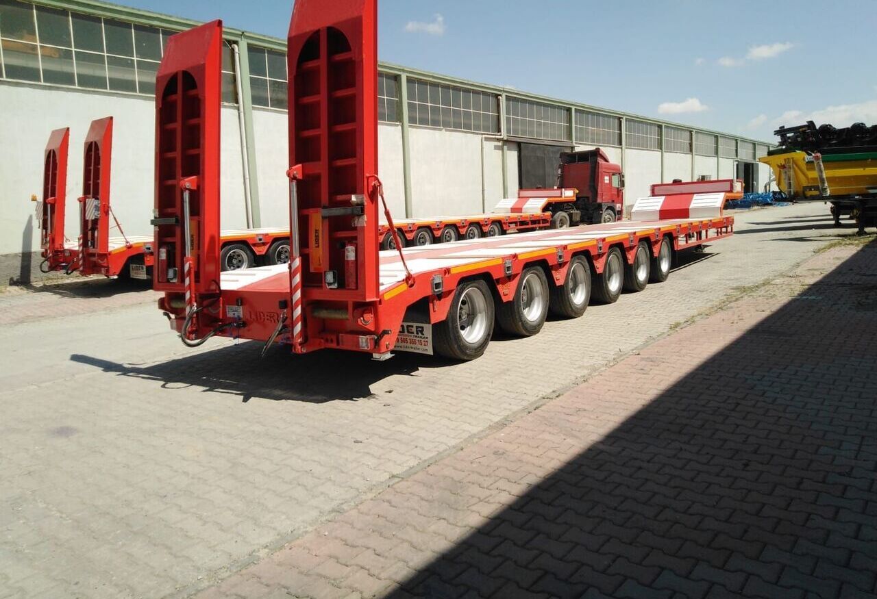 LIDER 2025 model 150 Tons capacity Lowbed semi trailer - عربة منخفضة مسطحة نصف مقطورة: صورة 5 LIDER 2025 model 150 Tons capacity Lowbed semi trailer - عربة منخفضة مسطحة نصف مقطورة: صورة 5