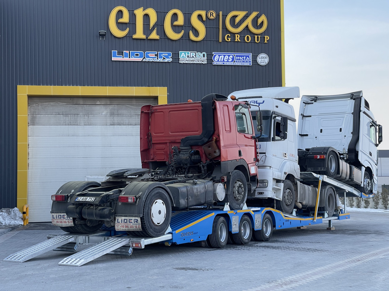 جديدة نصف مقطورة نقل السيارات لنقل المعدات الثقيلة LIDER LIDER NEW 2025 MODEL Car Carrier: صورة 7