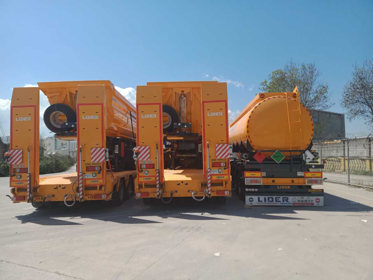 جديدة عربة منخفضة مسطحة نصف مقطورة LIDER TRAILER  -ENES GROUP NEW remorque surbaissée 2024 YEAR (MANUFACTURER COMPANY): صورة 16