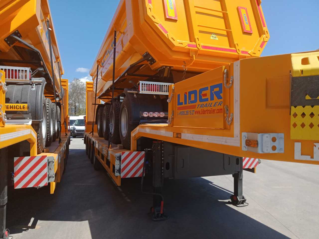 جديدة عربة منخفضة مسطحة نصف مقطورة LIDER TRAILER  -ENES GROUP NEW remorque surbaissée 2024 YEAR (MANUFACTURER COMPANY): صورة 17