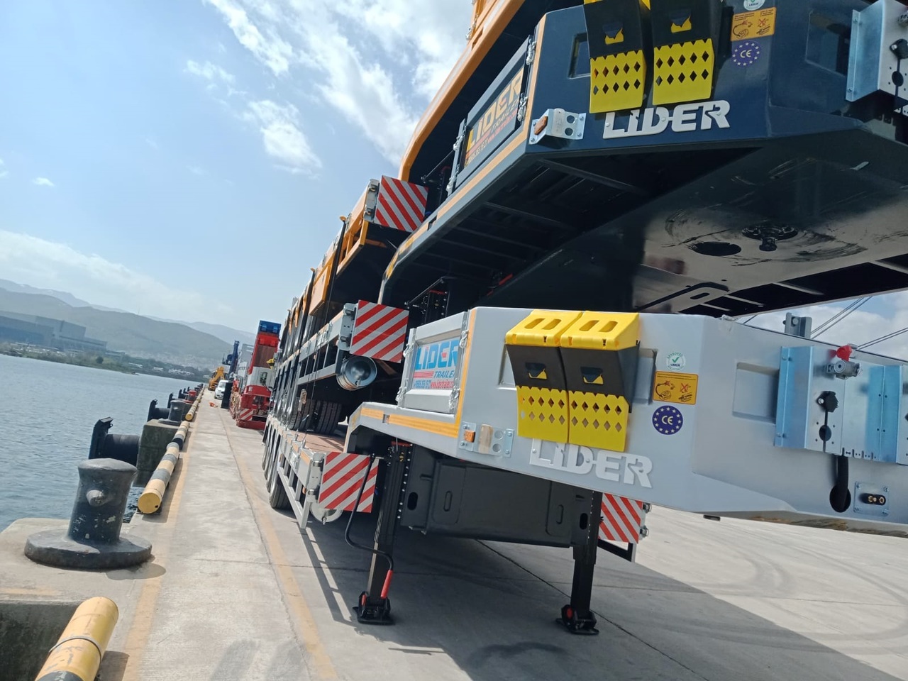 جديدة عربة منخفضة مسطحة نصف مقطورة LIDER TRAILER  -ENES GROUP NEW remorque surbaissée 2024 YEAR (MANUFACTURER COMPANY): صورة 6