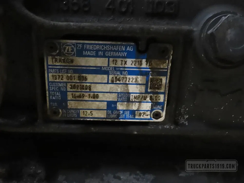 DAF 2189380 Versnellingsbak TraXon - صندوق التروس - شاحنة: صورة 3 DAF 2189380 Versnellingsbak TraXon - صندوق التروس - شاحنة: صورة 3