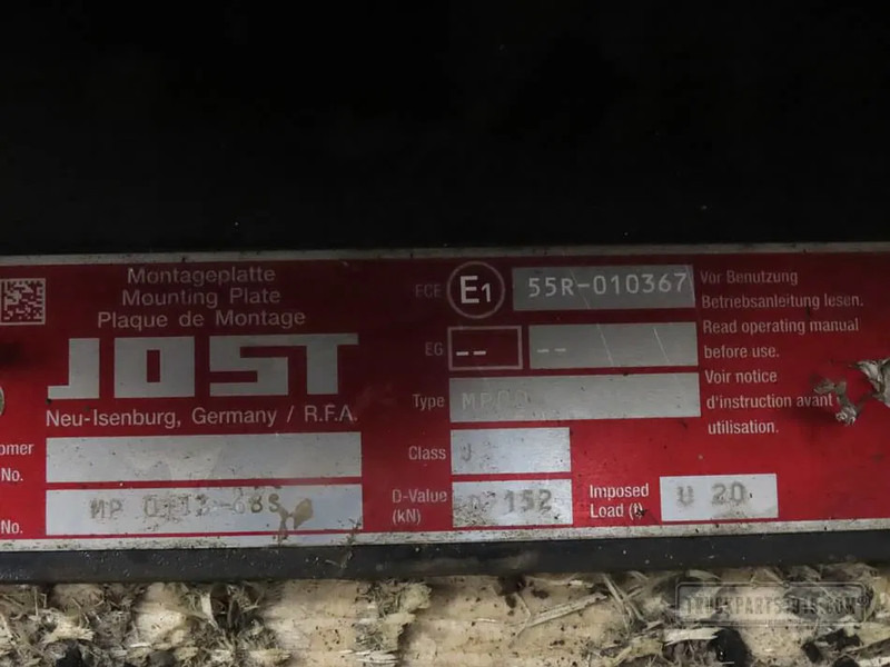 MAN 81427106302 Koppelschotel JSK 37 C - إطار/ شاسيه - شاحنة: صورة 4 MAN 81427106302 Koppelschotel JSK 37 C - إطار/ شاسيه - شاحنة: صورة 4