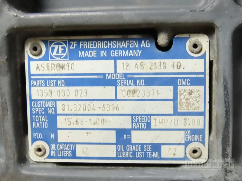 MAN Gearbox & Clutch Parts Versnellingsbak 12AS2130TD - صندوق التروس - شاحنة: صورة 3 MAN Gearbox & Clutch Parts Versnellingsbak 12AS2130TD - صندوق التروس - شاحنة: صورة 3