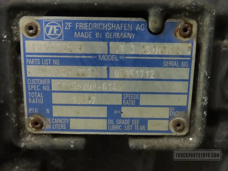 MAN Gearbox & Clutch Parts Versnellingsbak 12AS2131TD - صندوق التروس - شاحنة: صورة 4 MAN Gearbox & Clutch Parts Versnellingsbak 12AS2131TD - صندوق التروس - شاحنة: صورة 4