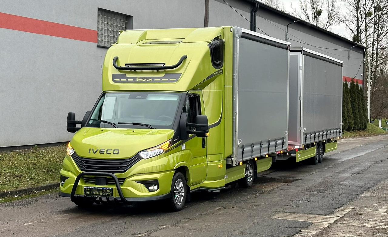 IVECO 35S18 A8 - شاحنة ستارة جانبية, الشاحنات الصغيرة كابينة مزدوجة: صورة 1 IVECO 35S18 A8 - شاحنة ستارة جانبية, الشاحنات الصغيرة كابينة مزدوجة: صورة 1