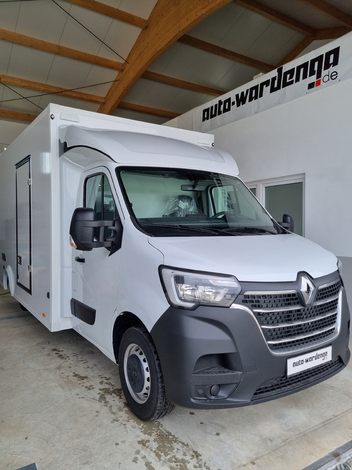 Renault Master 165 Koffer Platform Tiefrahmen - شاحنة مغلقة الصندوق: صورة 1 Renault Master 165 Koffer Platform Tiefrahmen - شاحنة مغلقة الصندوق: صورة 1