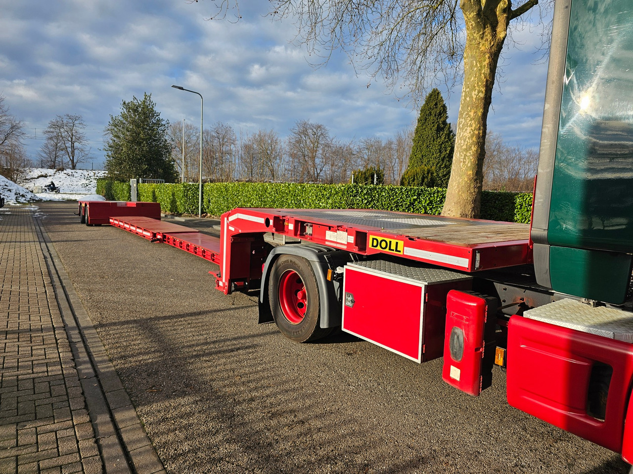 Doll T2H S3 Excavator Lowloader - عربة منخفضة مسطحة نصف مقطورة: صورة 2 Doll T2H S3 Excavator Lowloader - عربة منخفضة مسطحة نصف مقطورة: صورة 2