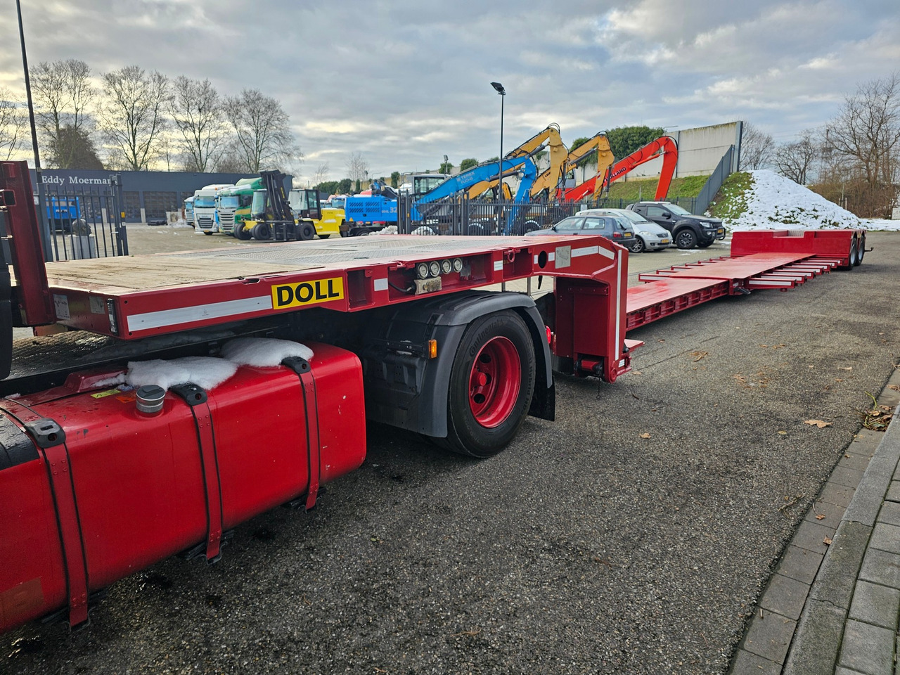 Doll T2H S3 Excavator Lowloader - عربة منخفضة مسطحة نصف مقطورة: صورة 4 Doll T2H S3 Excavator Lowloader - عربة منخفضة مسطحة نصف مقطورة: صورة 4