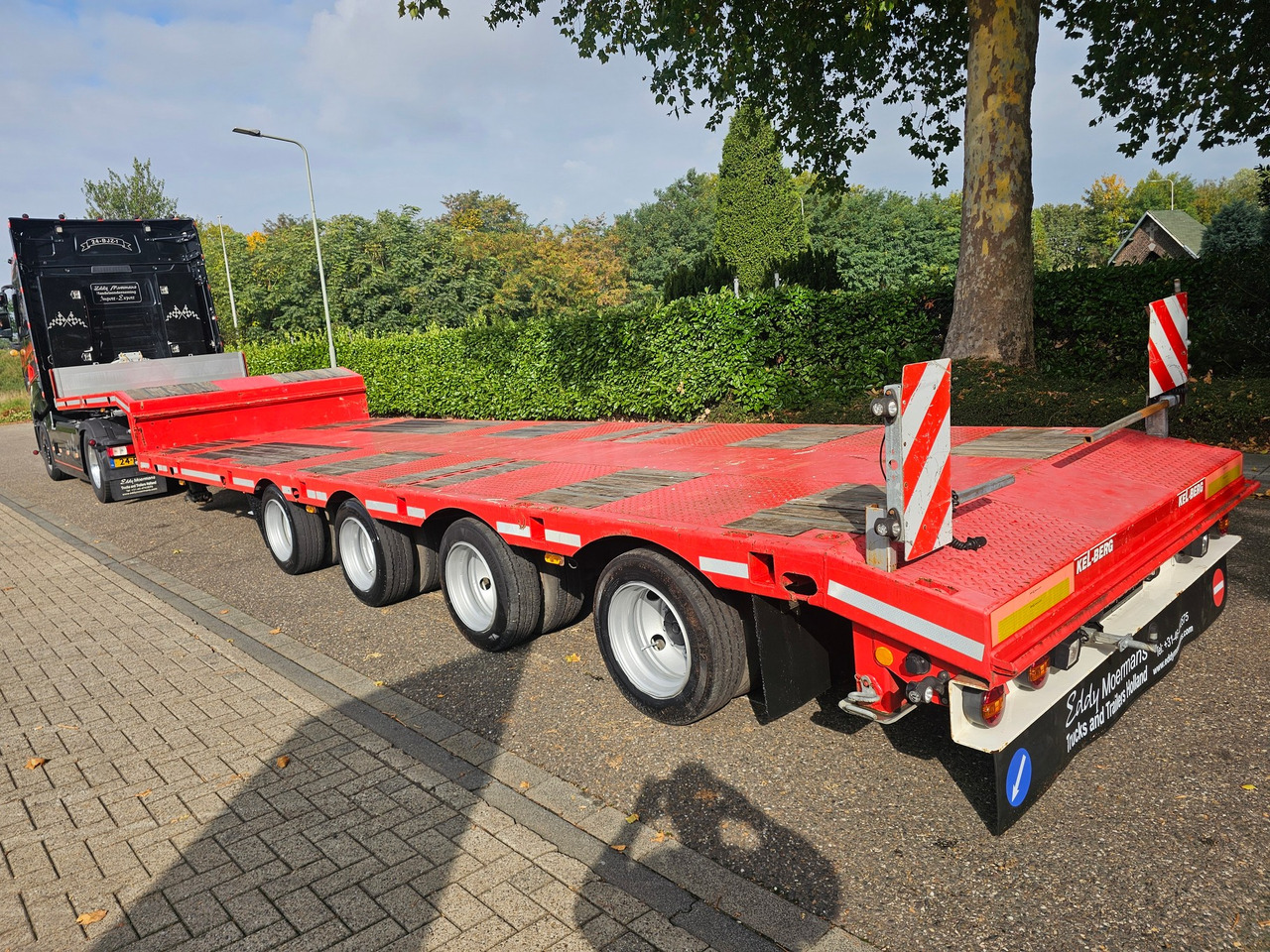 Kel-berg E50 S4 Telescopic - عربة منخفضة مسطحة نصف مقطورة: صورة 4 Kel-berg E50 S4 Telescopic - عربة منخفضة مسطحة نصف مقطورة: صورة 4