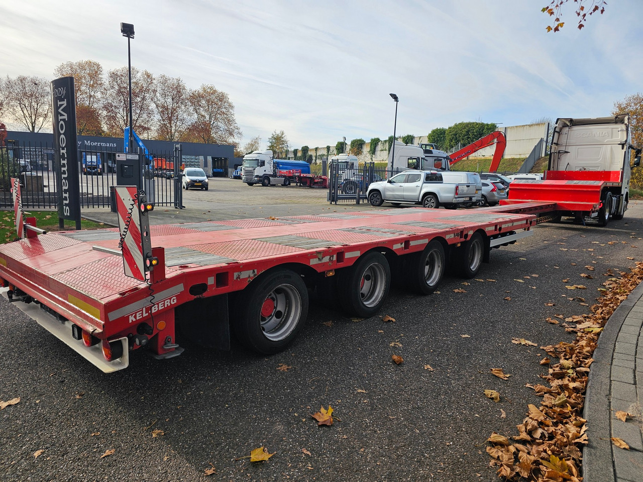 Kel-berg E50 S4 Telescopic - عربة منخفضة مسطحة نصف مقطورة: صورة 5 Kel-berg E50 S4 Telescopic - عربة منخفضة مسطحة نصف مقطورة: صورة 5