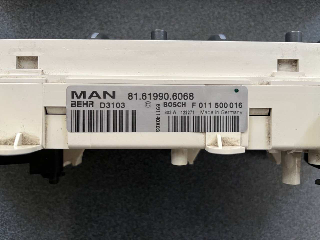 INSTRUMENTS MAN TGA - النظام الكهربائي - شاحنة: صورة 5 INSTRUMENTS MAN TGA - النظام الكهربائي - شاحنة: صورة 5