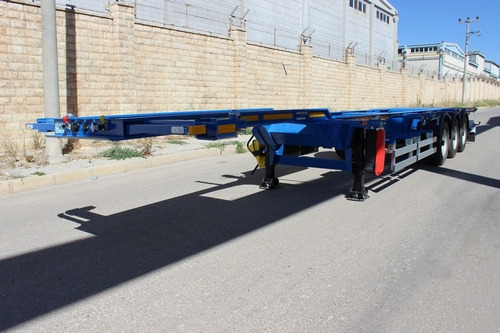 جديدة نصف مقطورة لنقل الحاويات EMIRSAN 20/40/45 FT SAF AXLE SKELETAL: صورة 5