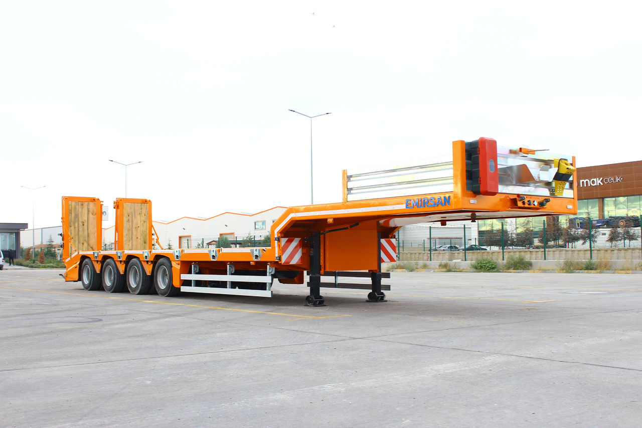 EMIRSAN 4 AXLE LOWBED SEMI TRAILER - عربة منخفضة مسطحة نصف مقطورة: صورة 4 EMIRSAN 4 AXLE LOWBED SEMI TRAILER - عربة منخفضة مسطحة نصف مقطورة: صورة 4