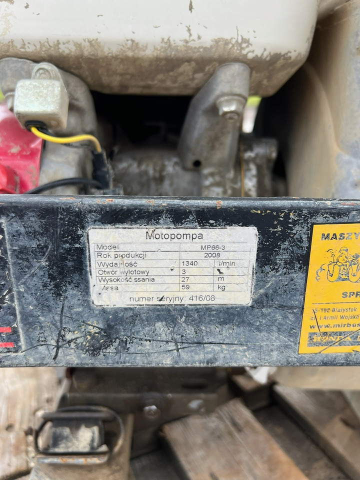 Motopompa PRAMAC MP66-3 - مضخة مياه: صورة 3 Motopompa PRAMAC MP66-3 - مضخة مياه: صورة 3