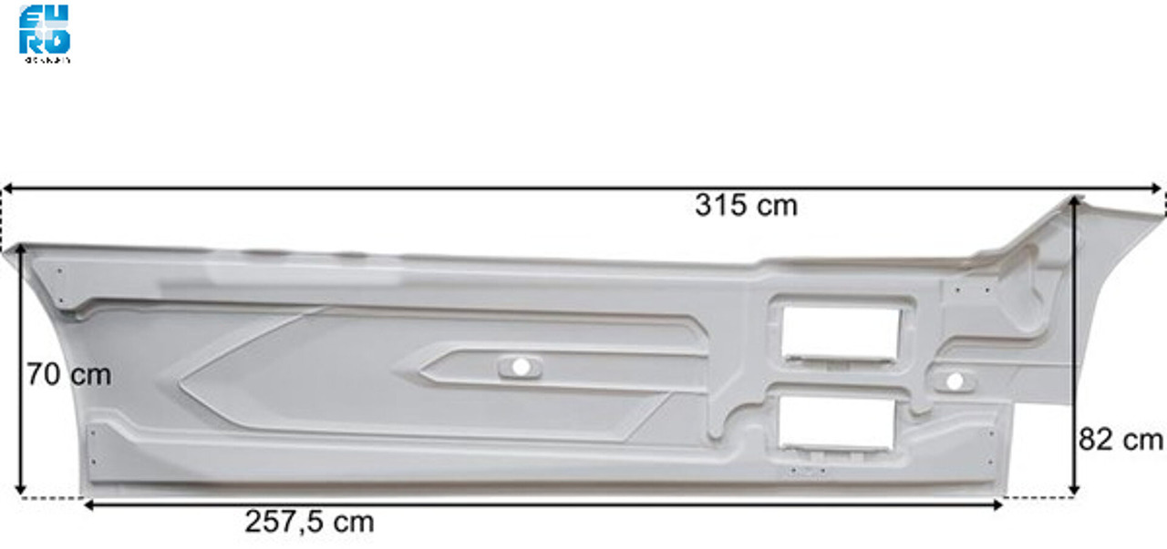 DAF XG XG+ XF ZIJSKIRT SET WB 4000mm 2022- PRIMER ,COMPLEET MET BEVESTIGING. - هيكل السيارة الخارجية - شاحنة: صورة 4 DAF XG XG+ XF ZIJSKIRT SET WB 4000mm 2022- PRIMER ,COMPLEET MET BEVESTIGING. - هيكل السيارة الخارجية - شاحنة: صورة 4