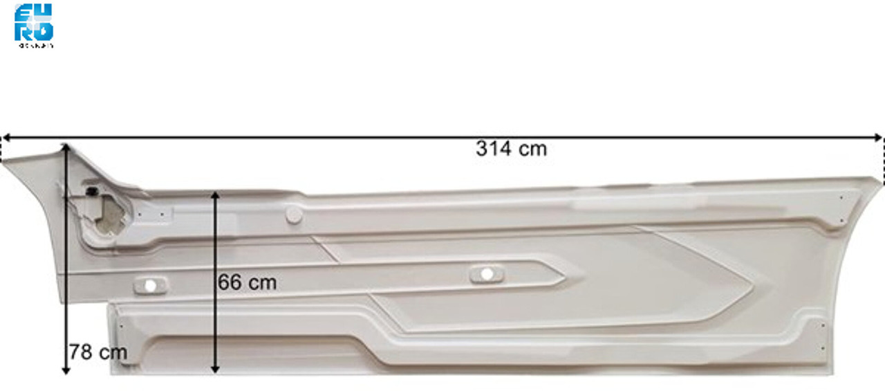 DAF XG XG+ XF ZIJSKIRT SET WB 4000mm 2022- PRIMER ,COMPLEET MET BEVESTIGING. - هيكل السيارة الخارجية - شاحنة: صورة 3 DAF XG XG+ XF ZIJSKIRT SET WB 4000mm 2022- PRIMER ,COMPLEET MET BEVESTIGING. - هيكل السيارة الخارجية - شاحنة: صورة 3