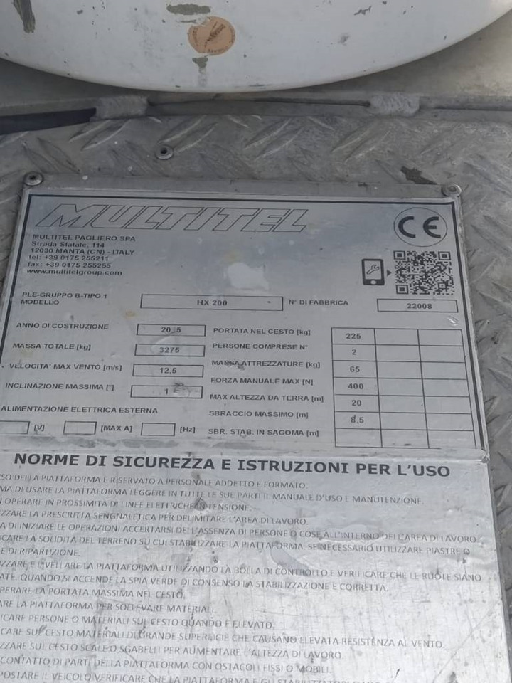 Multitel HX200 - منصة تلسكوبية محمولة على شاحنة: صورة 3 Multitel HX200 - منصة تلسكوبية محمولة على شاحنة: صورة 3