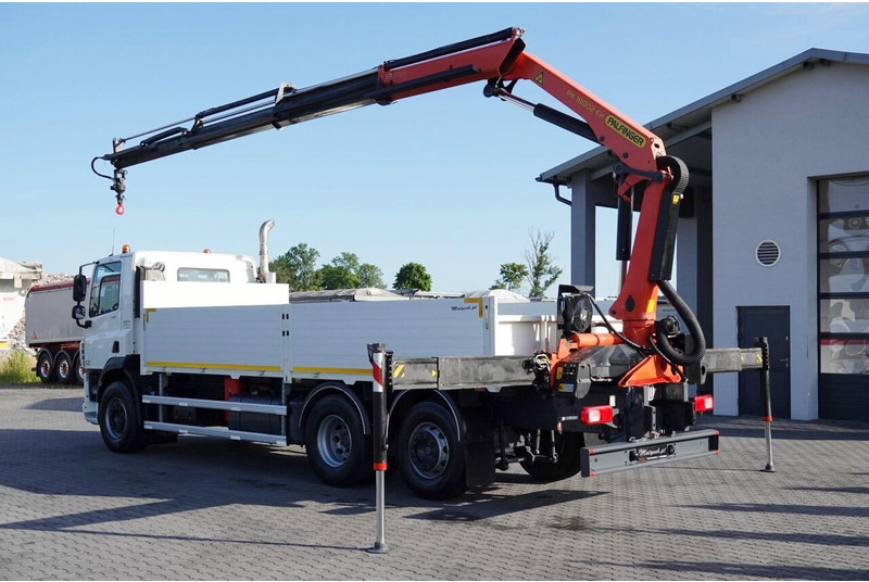 DAF CF 370 / 6x2 / SKRZYNIOWY - paka: 6,4 m / + HDS PALFINGER PK 180 - شاحنات مسطحة, شاحنة كرين: صورة 3 DAF CF 370 / 6x2 / SKRZYNIOWY - paka: 6,4 m / + HDS PALFINGER PK 180 - شاحنات مسطحة, شاحنة كرين: صورة 3