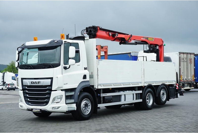 DAF CF / 480 / 6 X 2 / SKRZYNIOWY + HDS / PALFINGER PK 22 001L / OŚ - شاحنات مسطحة, شاحنة كرين: صورة 2 DAF CF / 480 / 6 X 2 / SKRZYNIOWY + HDS / PALFINGER PK 22 001L / OŚ - شاحنات مسطحة, شاحنة كرين: صورة 2