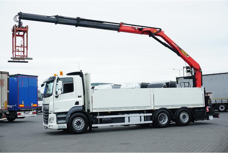 DAF CF / 480 / 6 X 2 / SKRZYNIOWY + HDS / PALFINGER PK 22 001L / OŚ - شاحنات مسطحة, شاحنة كرين: صورة 4 DAF CF / 480 / 6 X 2 / SKRZYNIOWY + HDS / PALFINGER PK 22 001L / OŚ - شاحنات مسطحة, شاحنة كرين: صورة 4