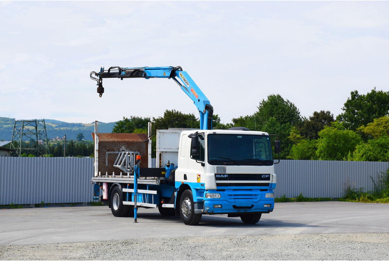 DAF CF 75.310 - شاحنات مسطحة, شاحنة كرين: صورة 2 DAF CF 75.310 - شاحنات مسطحة, شاحنة كرين: صورة 2