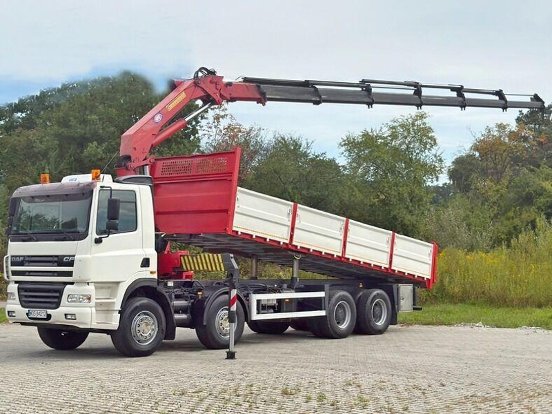 DAF CF 85.380 * HMF 2823 K6 (B3) + FUNK * 8x4 * TOP - شاحنة قلاب, شاحنة كرين: صورة 2 DAF CF 85.380 * HMF 2823 K6 (B3) + FUNK * 8x4 * TOP - شاحنة قلاب, شاحنة كرين: صورة 2