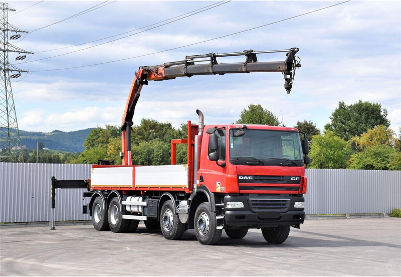 DAF CF 85.410 - شاحنات مسطحة, شاحنة كرين: صورة 2 DAF CF 85.410 - شاحنات مسطحة, شاحنة كرين: صورة 2