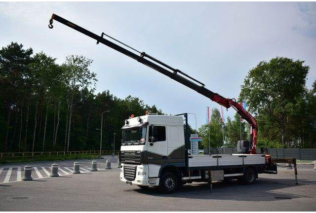 DAF XF 105.410 - شاحنات مسطحة, شاحنة كرين: صورة 5 DAF XF 105.410 - شاحنات مسطحة, شاحنة كرين: صورة 5