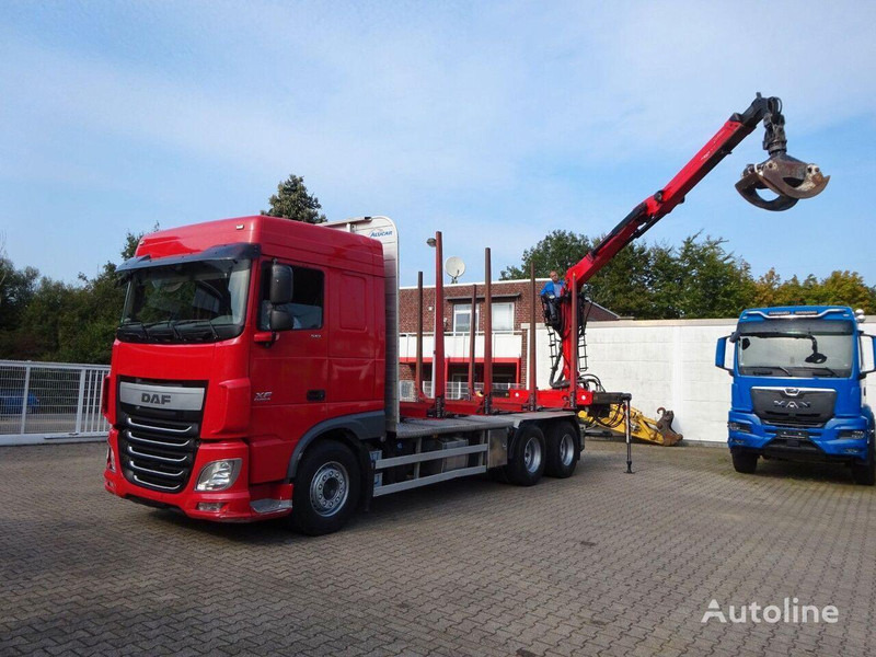 DAF XF 510 6x4 Crane EPSILON M120Z - شاحنة قطع الأشجار, شاحنة كرين: صورة 3 DAF XF 510 6x4 Crane EPSILON M120Z - شاحنة قطع الأشجار, شاحنة كرين: صورة 3