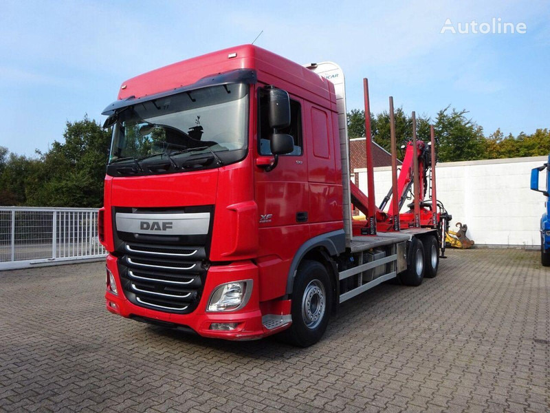 DAF XF 510 6x4 Crane EPSILON M120Z - شاحنة قطع الأشجار, شاحنة كرين: صورة 2 DAF XF 510 6x4 Crane EPSILON M120Z - شاحنة قطع الأشجار, شاحنة كرين: صورة 2