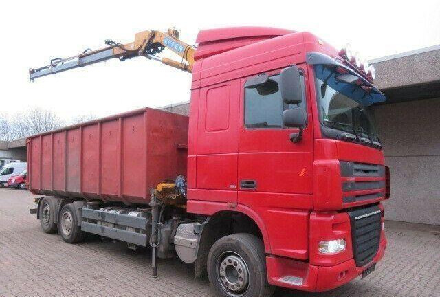 DAF XF105.410 6x2 Container + Crane - شاحنة نقل المخلفات: صورة 5 DAF XF105.410 6x2 Container + Crane - شاحنة نقل المخلفات: صورة 5