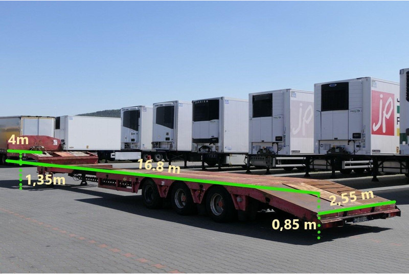 Faymonville NISKOPODWOZIE / ROZCIĄGANA / LAWETA / osie skrętne / wciągarka - عربة منخفضة مسطحة نصف مقطورة: صورة 2 Faymonville NISKOPODWOZIE / ROZCIĄGANA / LAWETA / osie skrętne / wciągarka - عربة منخفضة مسطحة نصف مقطورة: صورة 2