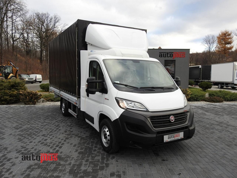 Fiat DUCATO PLANDEKA 10 PALET KLIMATYZACJA PNEUMATYKA  160KM [ T63576 - شاحنة ستارة جانبية: صورة 1 Fiat DUCATO PLANDEKA 10 PALET KLIMATYZACJA PNEUMATYKA  160KM [ T63576 - شاحنة ستارة جانبية: صورة 1