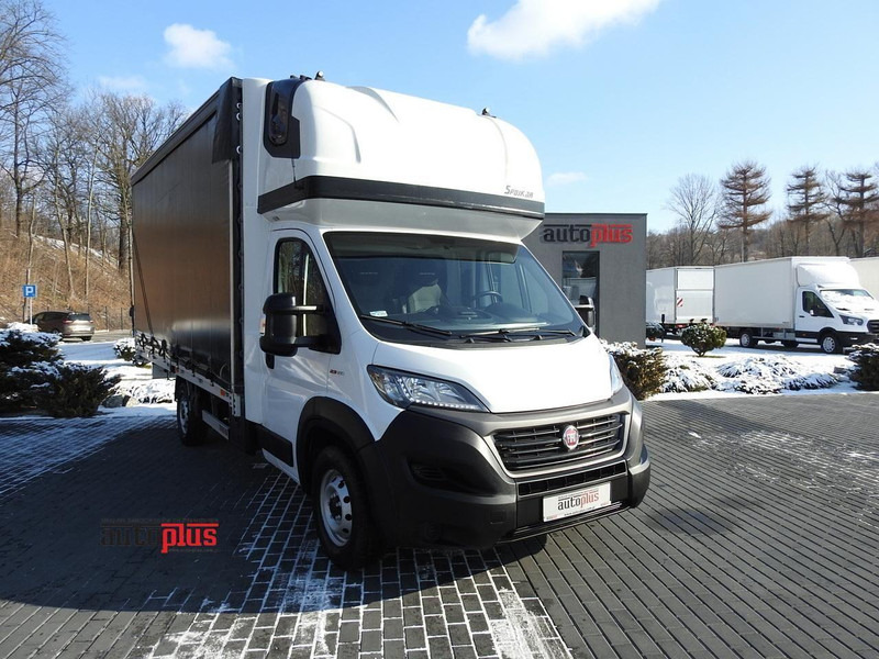 Fiat DUCATO PLANDEKA 10 PALET WEBASTO TEMPOMAT KLIMATYZACJA LEDY PNEU - شاحنة ستارة جانبية: صورة 1 Fiat DUCATO PLANDEKA 10 PALET WEBASTO TEMPOMAT KLIMATYZACJA LEDY PNEU - شاحنة ستارة جانبية: صورة 1
