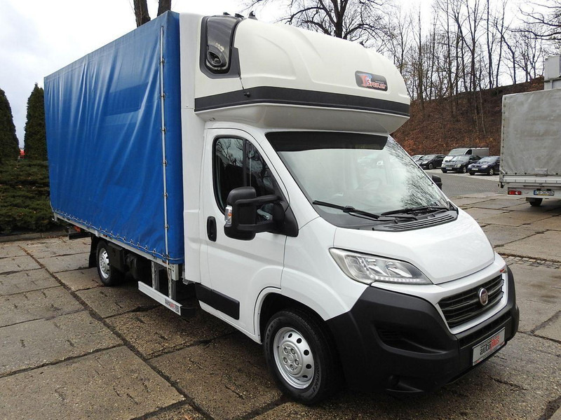 Fiat DUCATO PLANDEKA WINDA 9 PALET WEBASTO TEMPOMAT KLIMATYZACJA LEDY - شاحنة ستارة جانبية: صورة 4 Fiat DUCATO PLANDEKA WINDA 9 PALET WEBASTO TEMPOMAT KLIMATYZACJA LEDY - شاحنة ستارة جانبية: صورة 4
