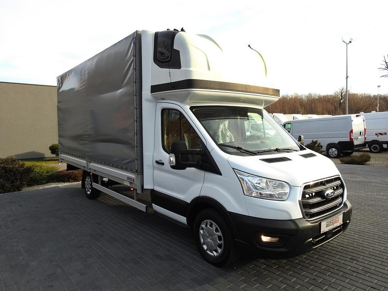 Ford TRANSIT PLANDEKA 10 PALET WEBASTO TEMPOMAT KLIMATYZACJA LEDY 16 - شاحنة ستارة جانبية: صورة 4 Ford TRANSIT PLANDEKA 10 PALET WEBASTO TEMPOMAT KLIMATYZACJA LEDY 16 - شاحنة ستارة جانبية: صورة 4
