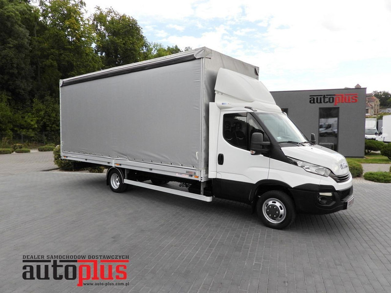 Iveco DAILY 50C15 PLANDEKA 12 PALET TEMPOMAT BLIŹNIACZE KOŁA KLIMATYZA - شاحنة ستارة جانبية: صورة 1 Iveco DAILY 50C15 PLANDEKA 12 PALET TEMPOMAT BLIŹNIACZE KOŁA KLIMATYZA - شاحنة ستارة جانبية: صورة 1