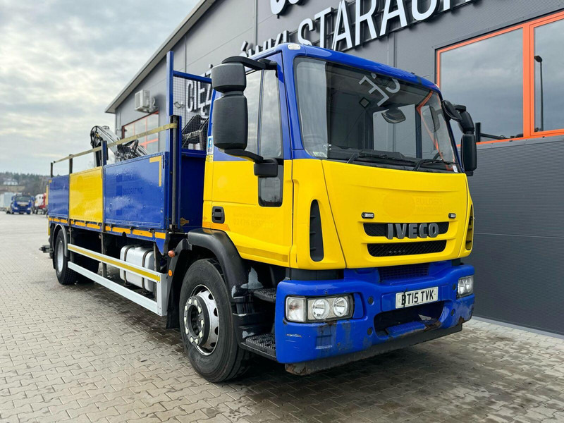 Iveco EuroCargo 180E25 - شاحنات مسطحة, شاحنة كرين: صورة 2 Iveco EuroCargo 180E25 - شاحنات مسطحة, شاحنة كرين: صورة 2