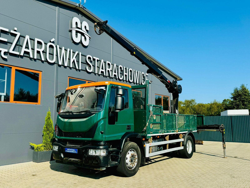 Iveco Eurocargo 180E25 - شاحنات مسطحة, شاحنة كرين: صورة 1 Iveco Eurocargo 180E25 - شاحنات مسطحة, شاحنة كرين: صورة 1