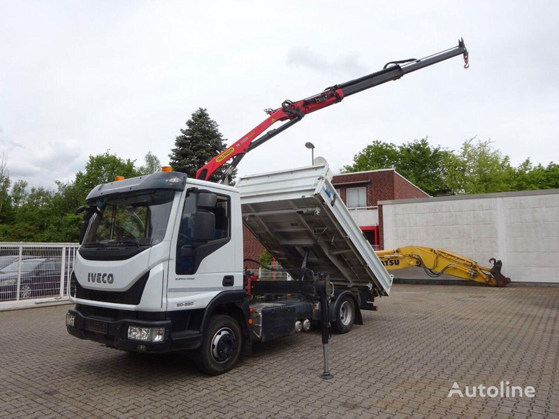 Iveco Eurocargo 80-220 Tipper + crane - شاحنة قلاب, شاحنة كرين: صورة 1 Iveco Eurocargo 80-220 Tipper + crane - شاحنة قلاب, شاحنة كرين: صورة 1