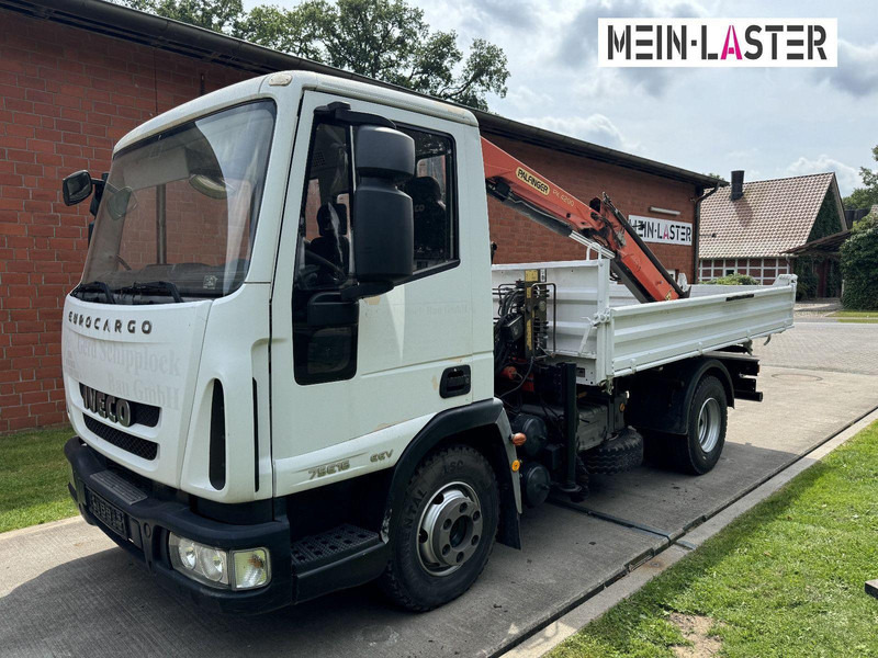 Iveco ML75E16 3-Way Meiller Tipper Crane Palfinger PK 4200 - شاحنة قلاب, شاحنة كرين: صورة 4 Iveco ML75E16 3-Way Meiller Tipper Crane Palfinger PK 4200 - شاحنة قلاب, شاحنة كرين: صورة 4