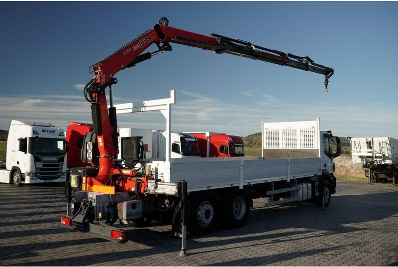 Iveco STRALIS 460 / 6X2 / SKRZYNIOWY 8,1 m + HDS FASSI. F185 MAX UDŹWI - شاحنات مسطحة, شاحنة كرين: صورة 4 Iveco STRALIS 460 / 6X2 / SKRZYNIOWY 8,1 m + HDS FASSI. F185 MAX UDŹWI - شاحنات مسطحة, شاحنة كرين: صورة 4