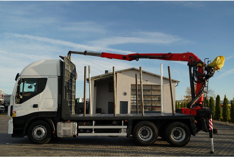 Iveco STRALIS 560 / 6X4 / DO DREWNA / DO DRZEWA / DO LASU / HDS PALFIN - شاحنة قطع الأشجار, شاحنة كرين: صورة 3 Iveco STRALIS 560 / 6X4 / DO DREWNA / DO DRZEWA / DO LASU / HDS PALFIN - شاحنة قطع الأشجار, شاحنة كرين: صورة 3
