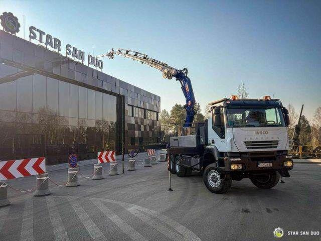 Iveco TRAKKER 450 6x6 PM41S FLY JIB Crane Kipper - شاحنات مسطحة, شاحنة كرين: صورة 3 Iveco TRAKKER 450 6x6 PM41S FLY JIB Crane Kipper - شاحنات مسطحة, شاحنة كرين: صورة 3