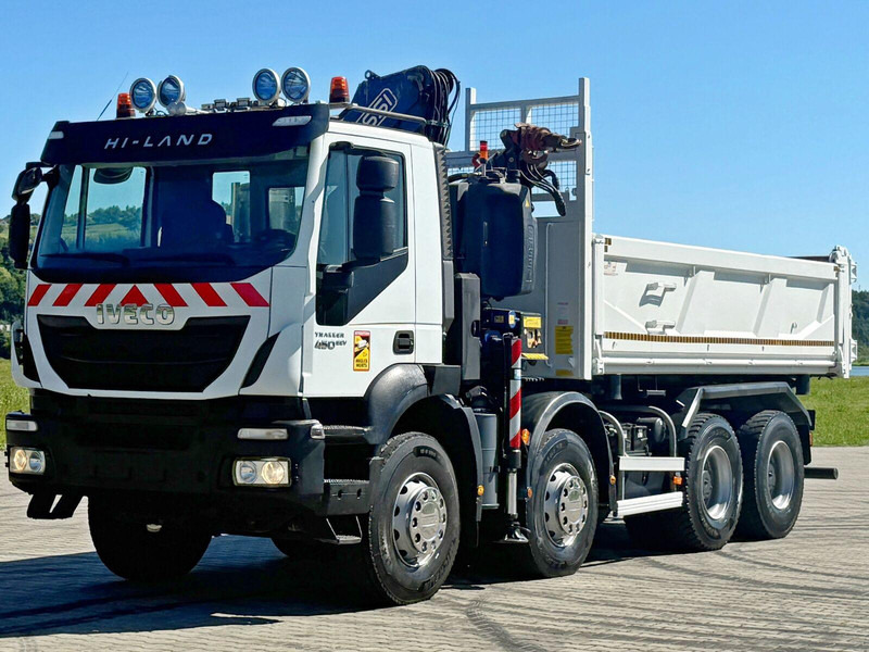 Iveco TRAKKER 450 * FASSI F215A.0.22 + FUNK / 8x4 *TOP - شاحنة قلاب, شاحنة كرين: صورة 5 Iveco TRAKKER 450 * FASSI F215A.0.22 + FUNK / 8x4 *TOP - شاحنة قلاب, شاحنة كرين: صورة 5