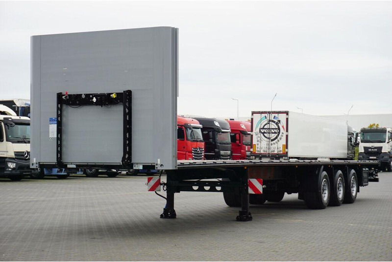 نصف مقطورة مسطحة Kögel / MEGA / PLATFORMA / MULTI LOCK / OŚ PODNOSZONA: صورة 1