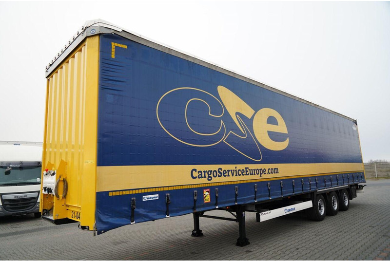 Krone FIRANKA / MEGA / DACH PODNOSZONY / LOW DECK / PLANDEKA ZBROJONA - نصف مقطورة ستارة: صورة 2 Krone FIRANKA / MEGA / DACH PODNOSZONY / LOW DECK / PLANDEKA ZBROJONA - نصف مقطورة ستارة: صورة 2